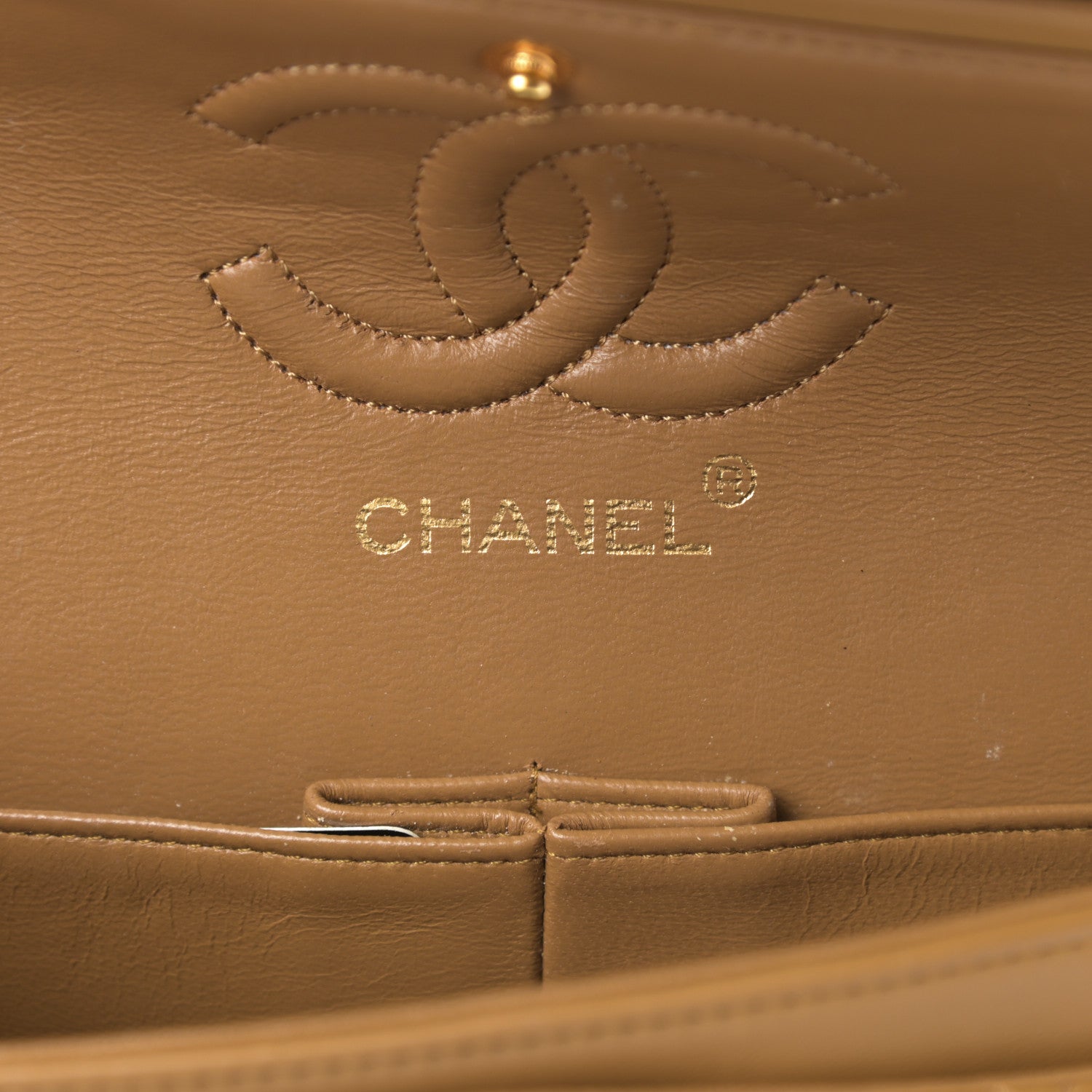 Chanel Lambskin Quilted Small Double Flap Beige 6 of 22