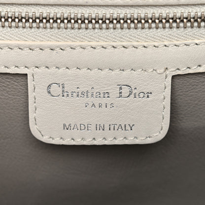 Christian Dior Calfskin Small My Dior Frame Pocket Satchel White 6 of 12