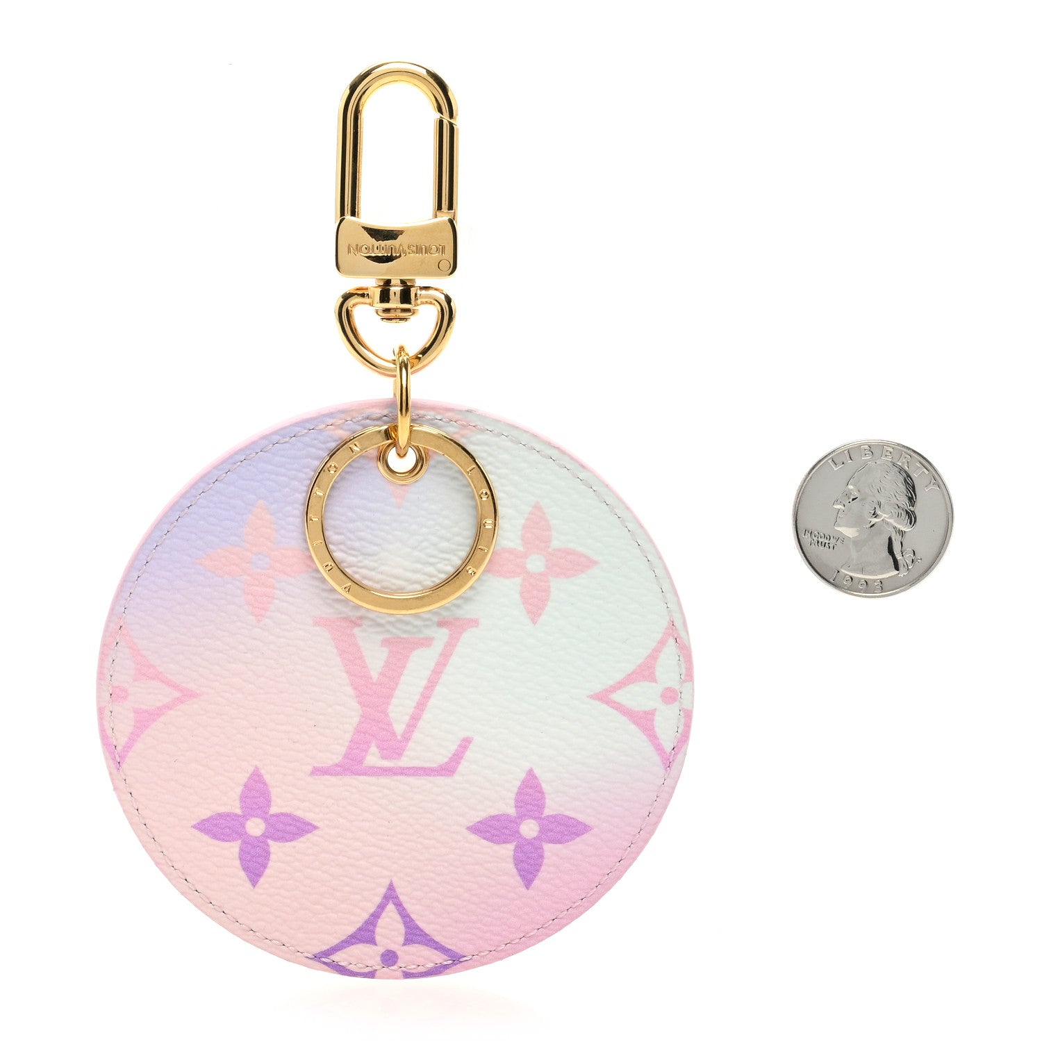 Louis Vuitton Monogram Giant Spring In The City Bag Charm Key Holder Sunrise Pastel 2 of 3