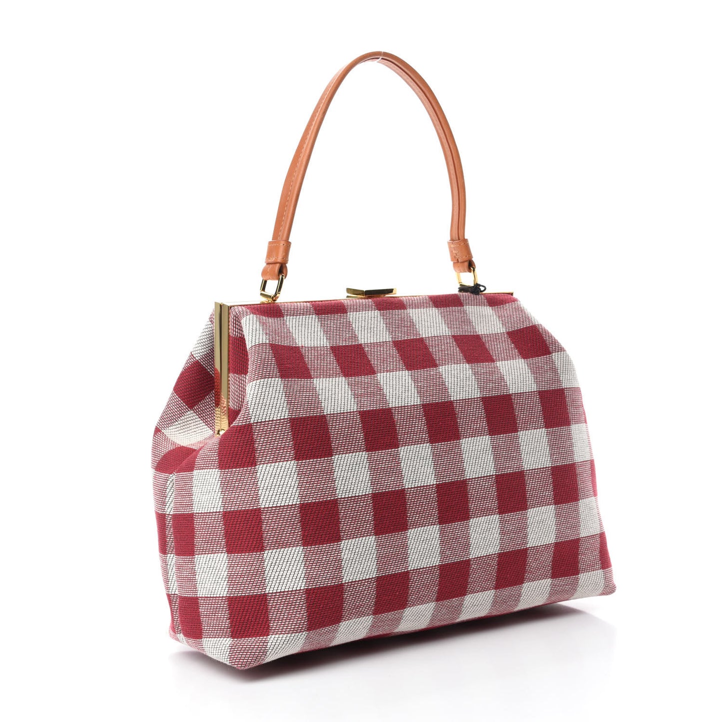 Checker Canvas Elegant Bag Flamma