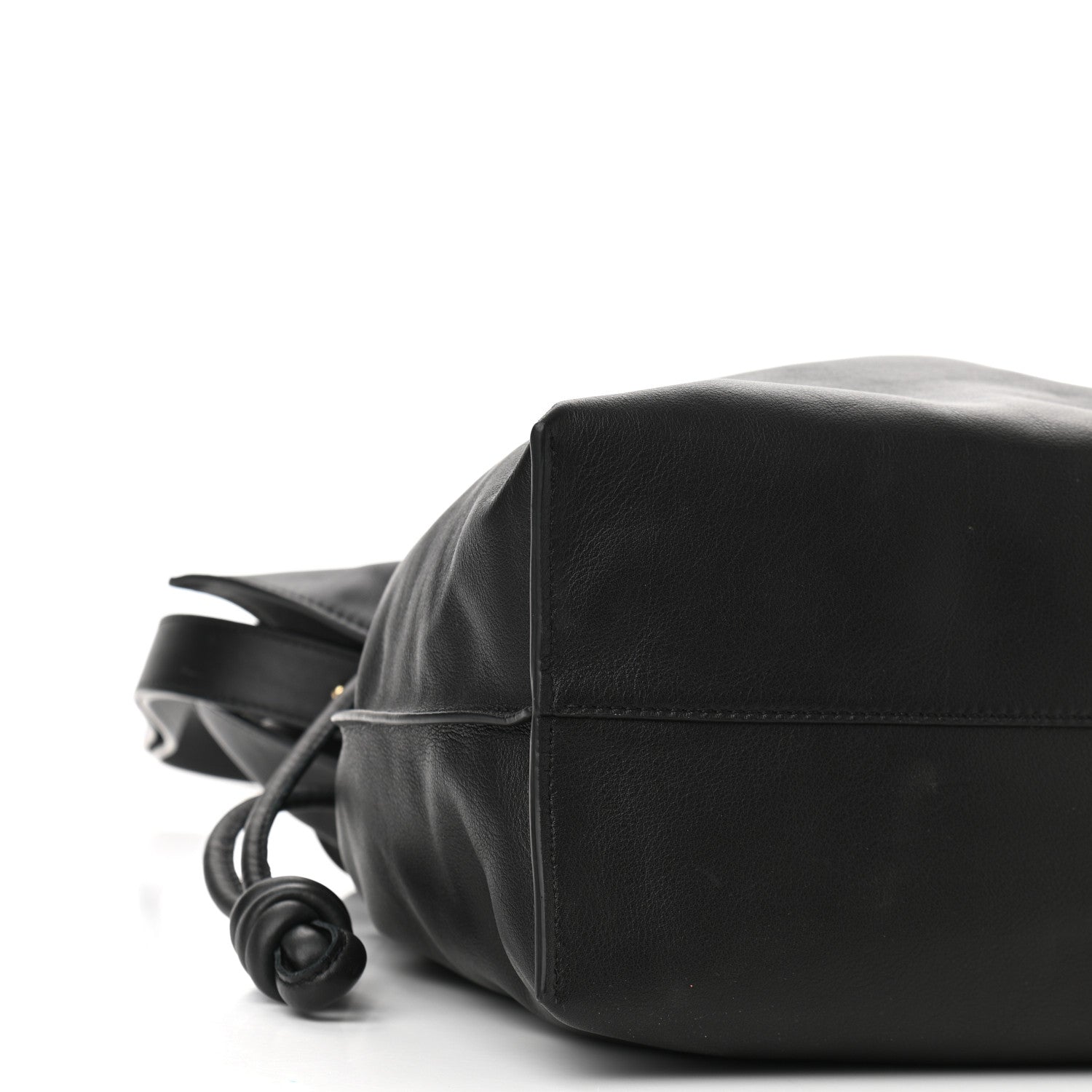 Loewe Calfskin Flamenco Knot Bag Black 8 of 9