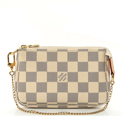 Louis Vuitton Damier Azur Mini Pochette Accessories 1 of 7