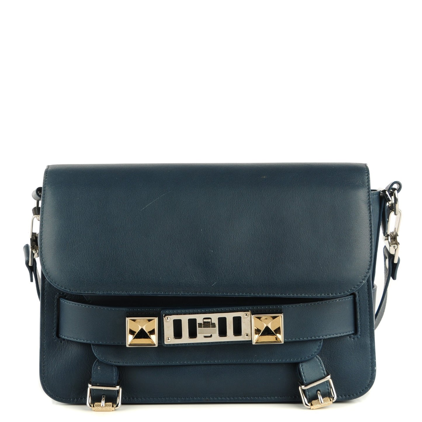 Calfskin PS11 Classic Shoulder Bag Nightclub