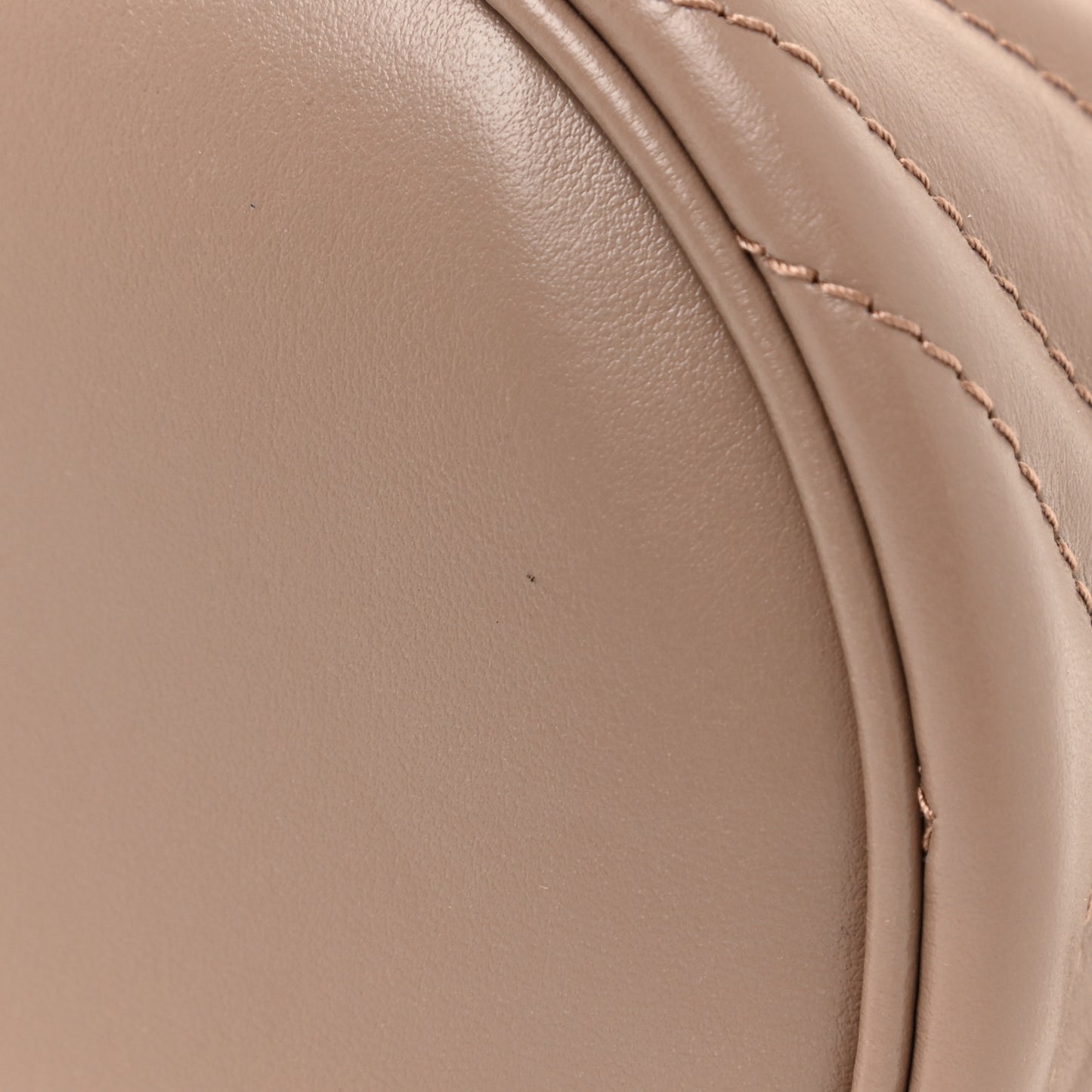 Calfskin Matelasse Mini GG Marmont Round Backpack Porcelain Rose