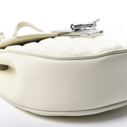 Chloe Calfskin Quilted Mini Drew Bijou Shoulder Bag Natural White 5 of 9