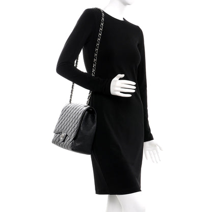 Chanel Caviar Quilted Maxi Single Flap Black 2 of 11