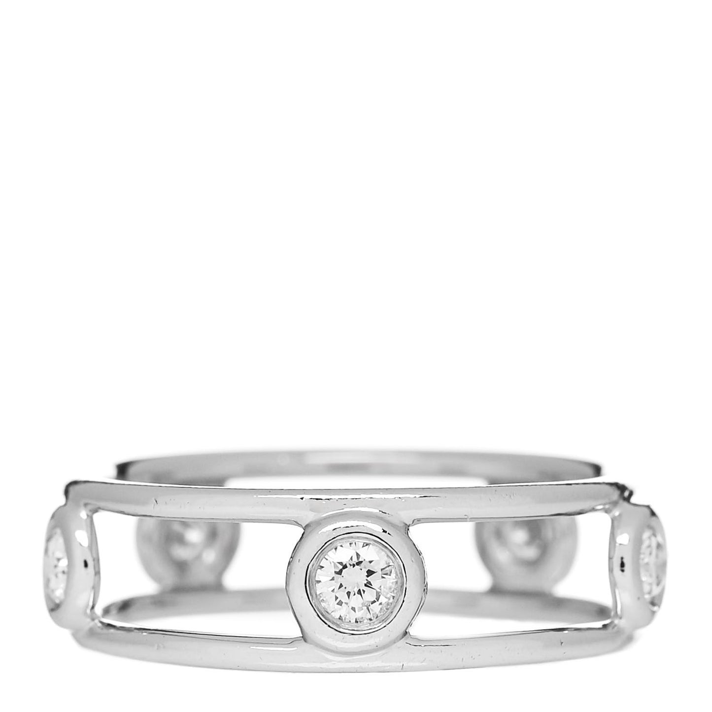 Platinum Diamond Elsa Peretti Diamonds by the Yard Ring 49 5