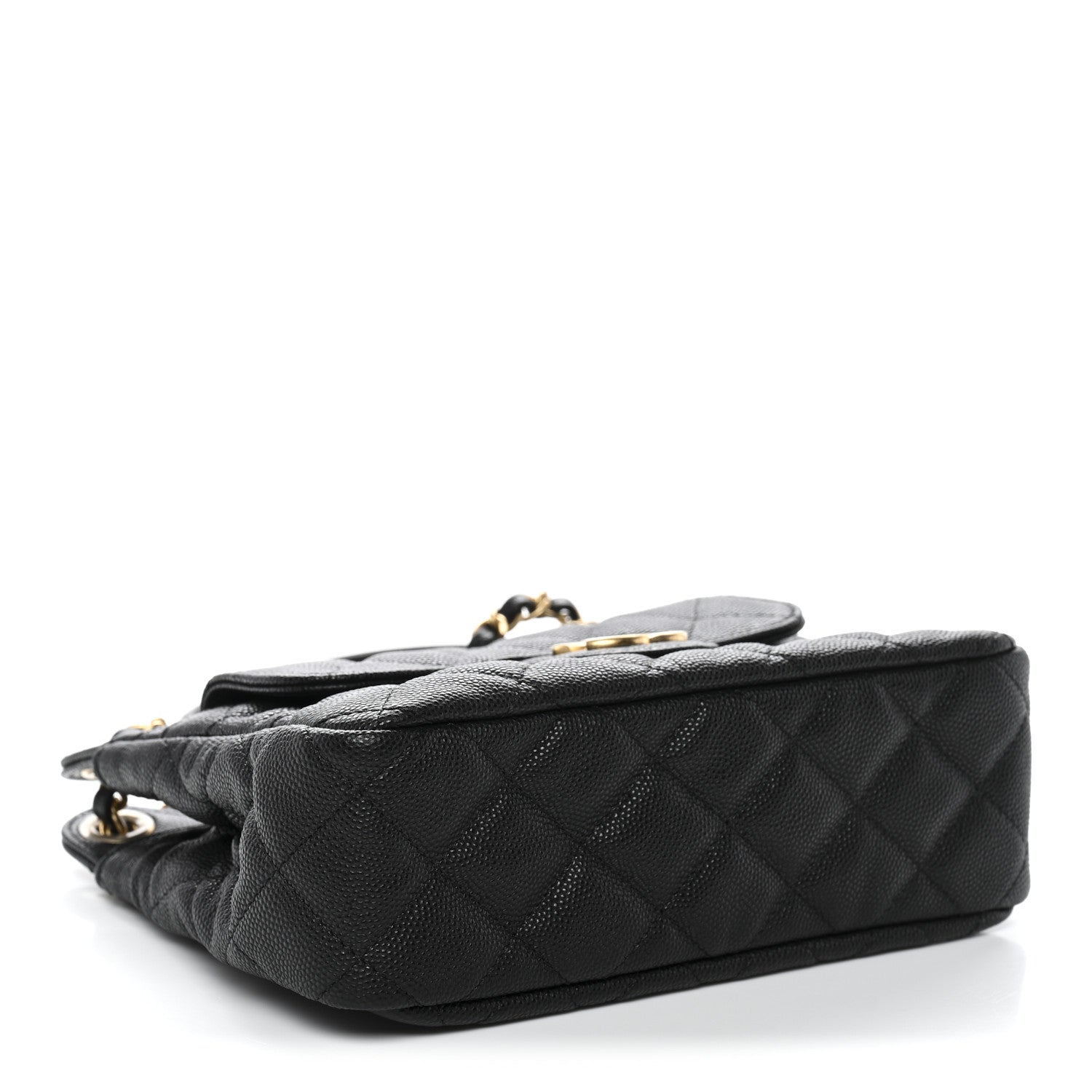 Chanel Caviar Quilted Small Wavy CC Hobo Black 4 of 10