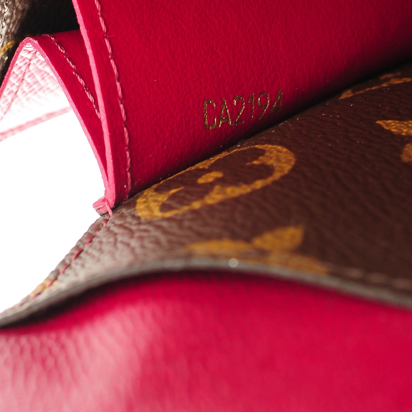Monogram Emilie Wallet Fuchsia