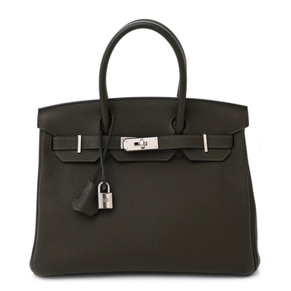 Hermes Togo Birkin 30 Vert De Gris 1 of 11