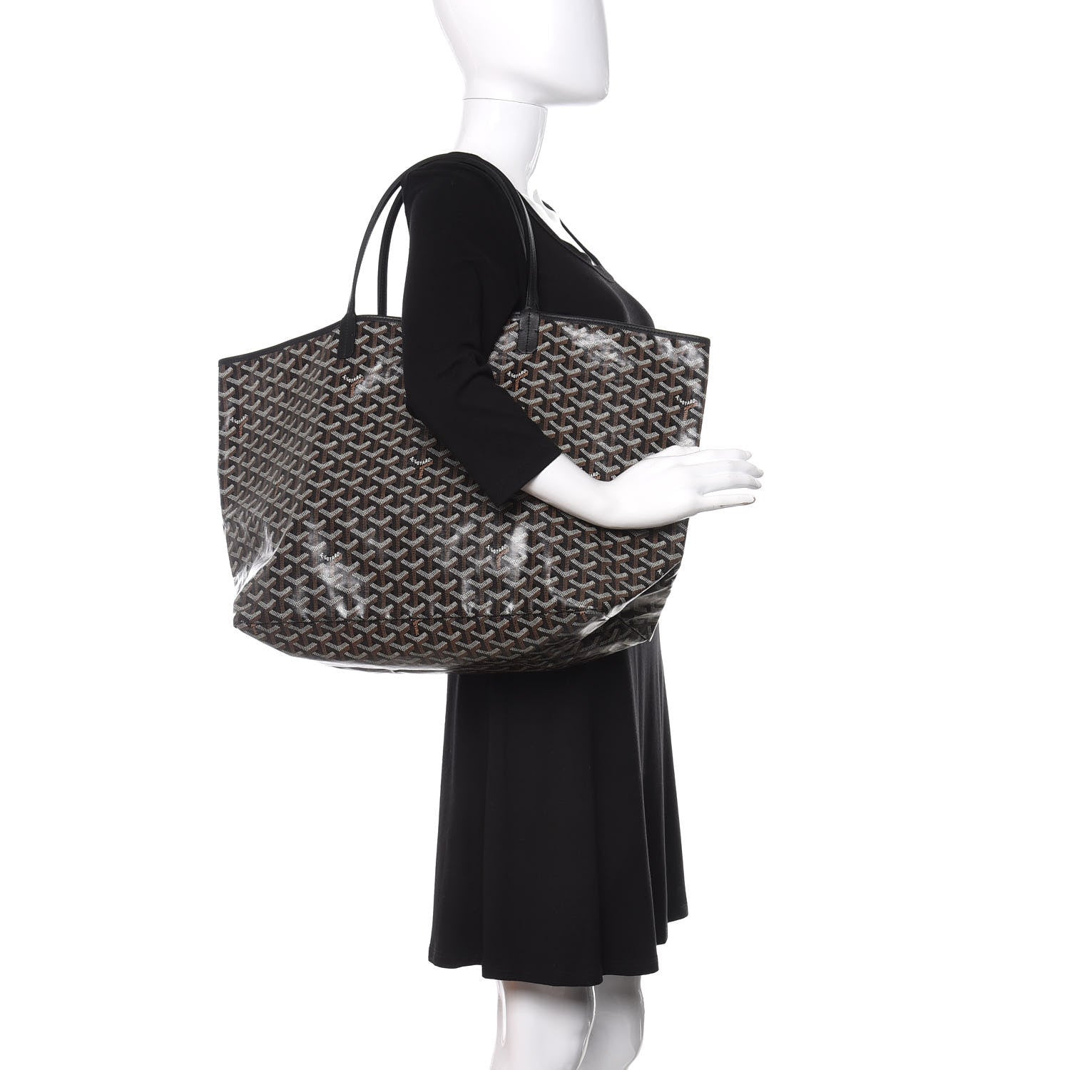 Goyard Goyardine Saint Louis GM Black 2 of 8