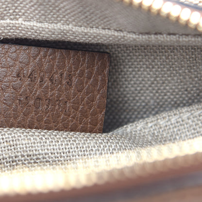 Gucci Monogram Mini Bree Messenger Bag Beige Tabacco 6 of 9
