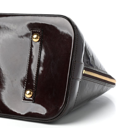 Louis Vuitton Vernis Alma GM Amarante 8 of 9