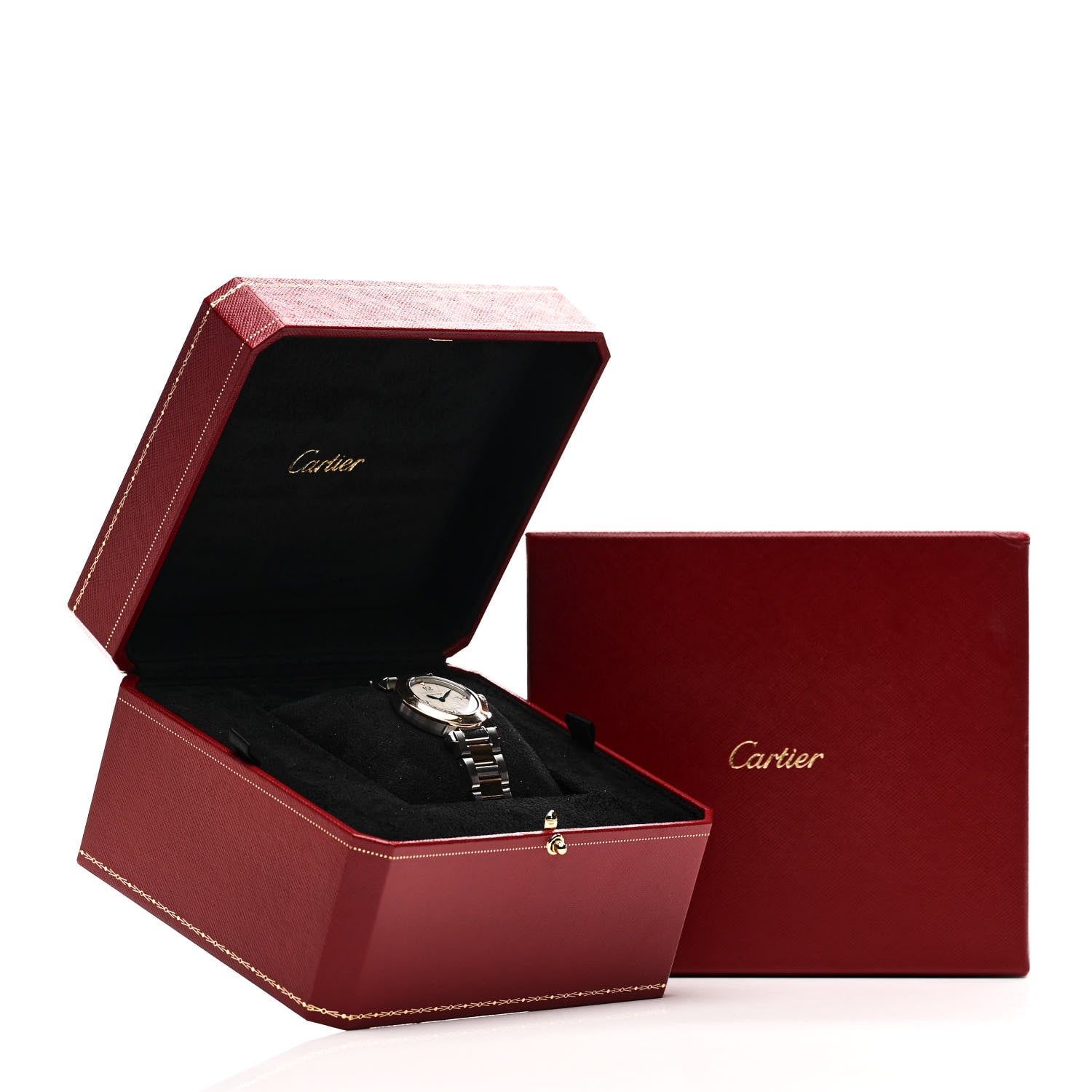 Cartier Stainless Steel 18K Pink Gold 30mm Pasha C Quartz Watch 6 of 6