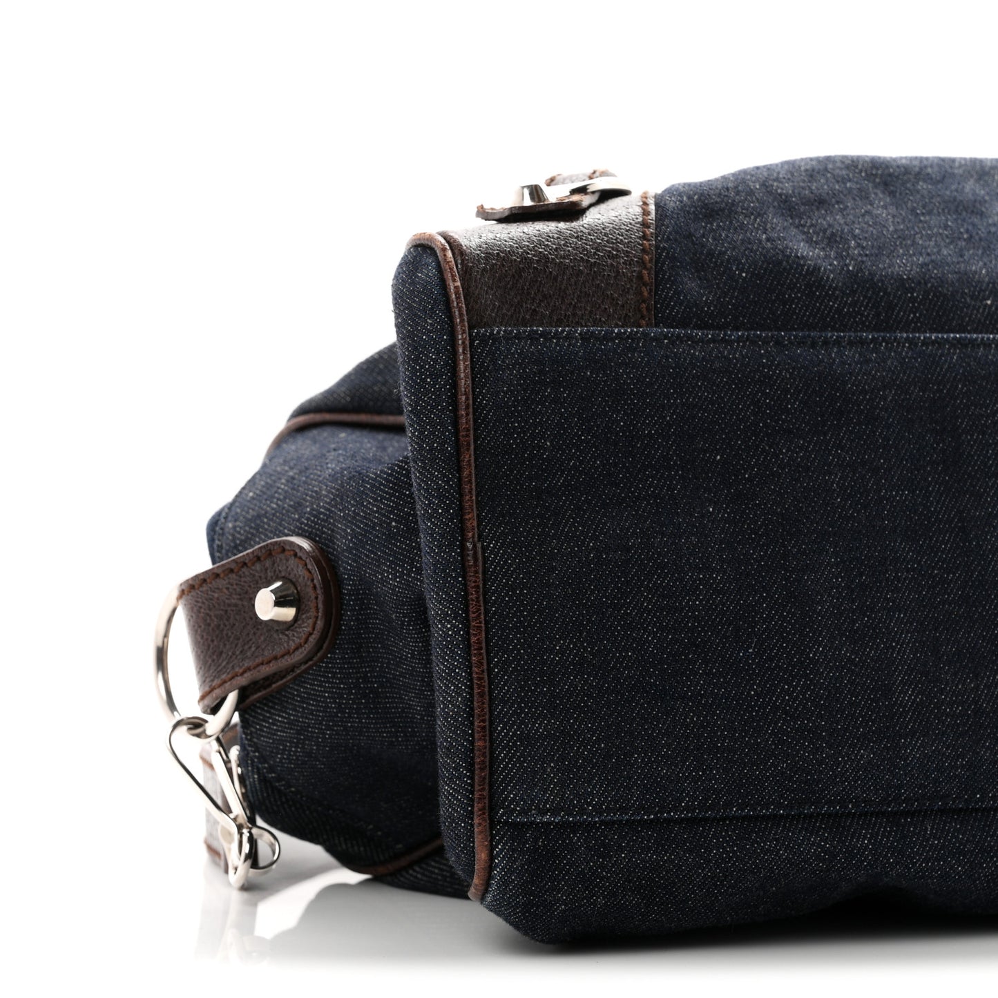 Denim Box Bag Chocolate