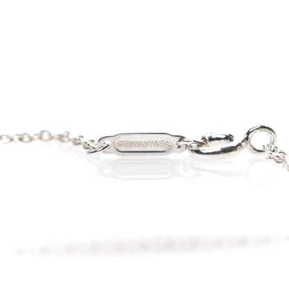 Tiffany Sterling Silver Double Heart Cutout Pendant Necklace 5 of 6