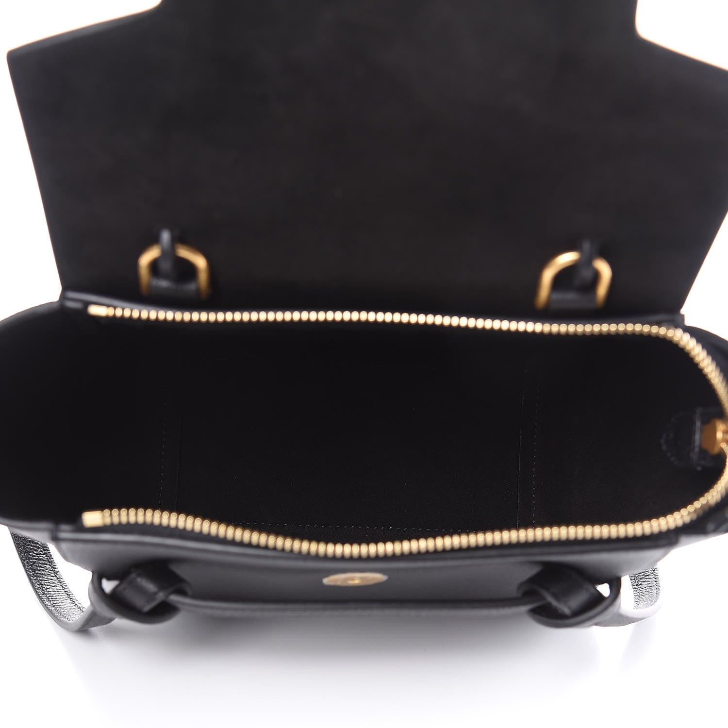 Celine Grained Calfskin Nano Belt Bag Black 5 of 8