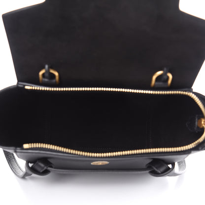 Celine Grained Calfskin Nano Belt Bag Black 5 of 8