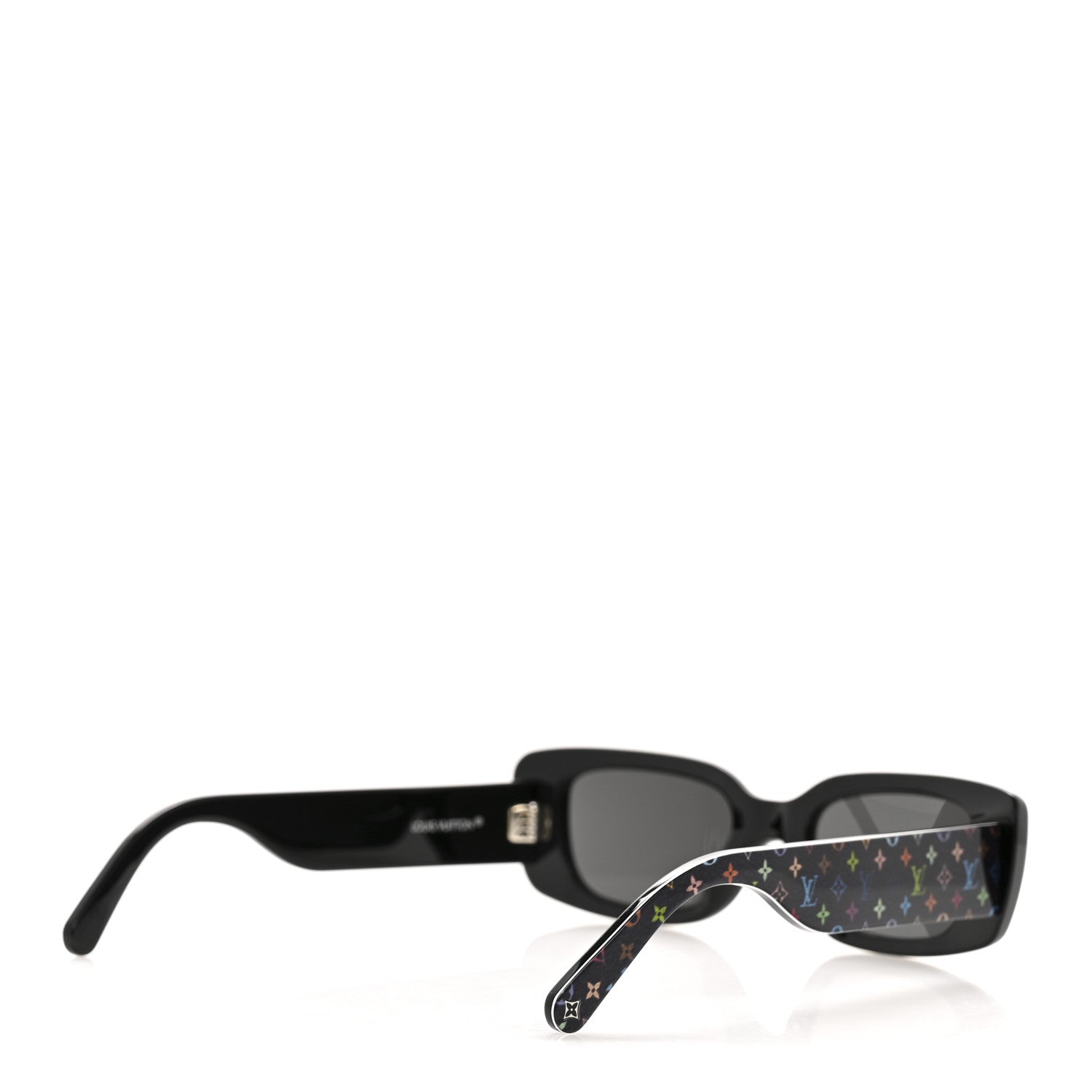 Louis Vuitton LV X TM Acetate Monogram Multicolor Sunglasses Z2709W Black 4 of 8