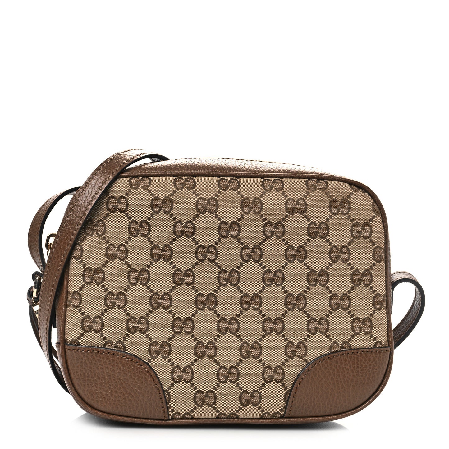 Monogram Mini Bree Messenger Bag Beige Tabacco