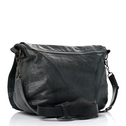 Balenciaga Agneau Classic Hardware Folk Messenger Anthracite 3 of 15