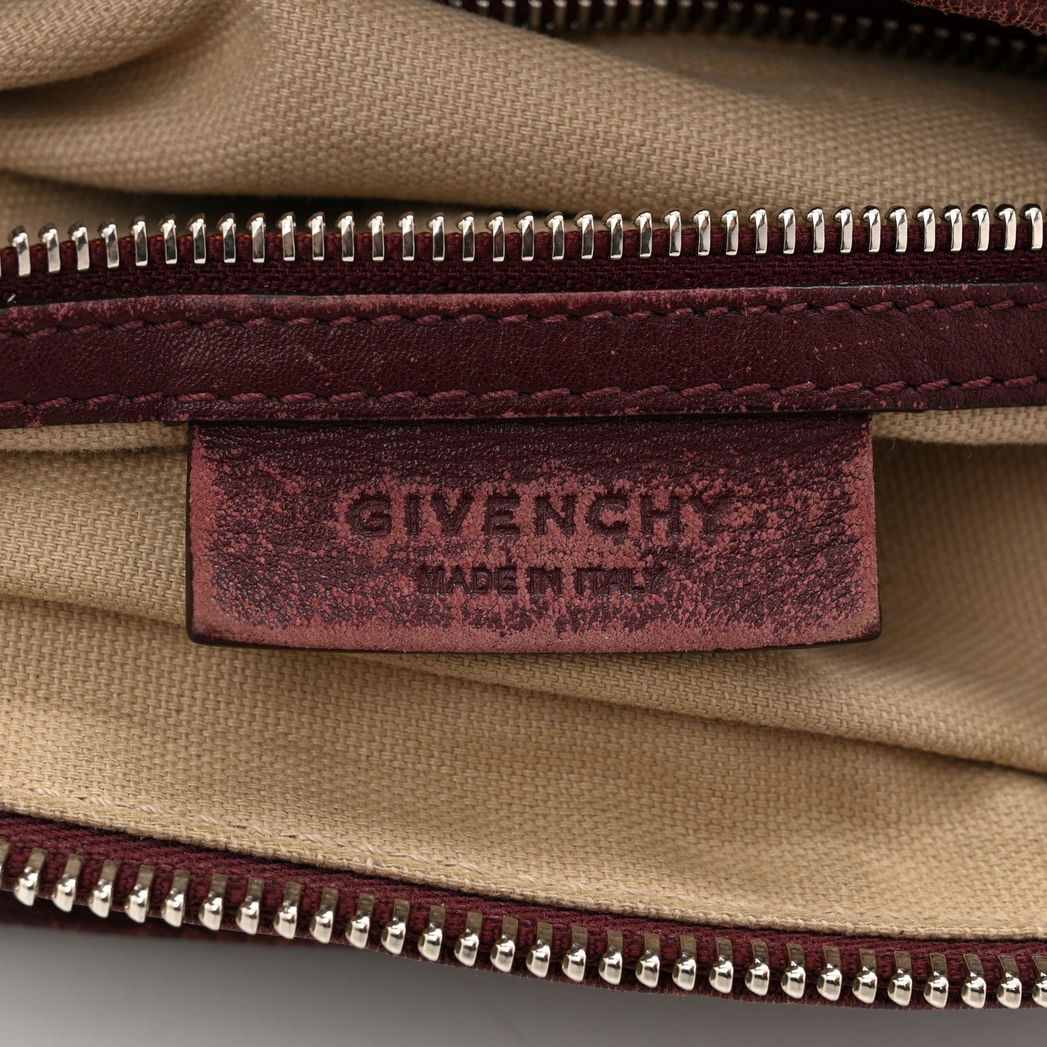 Givenchy Tumbled Sheepskin Medium Pandora Oxblood 6 of 11