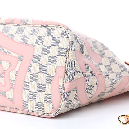 Louis Vuitton Damier Azur Tahitienne Neverfull MM 10 of 22