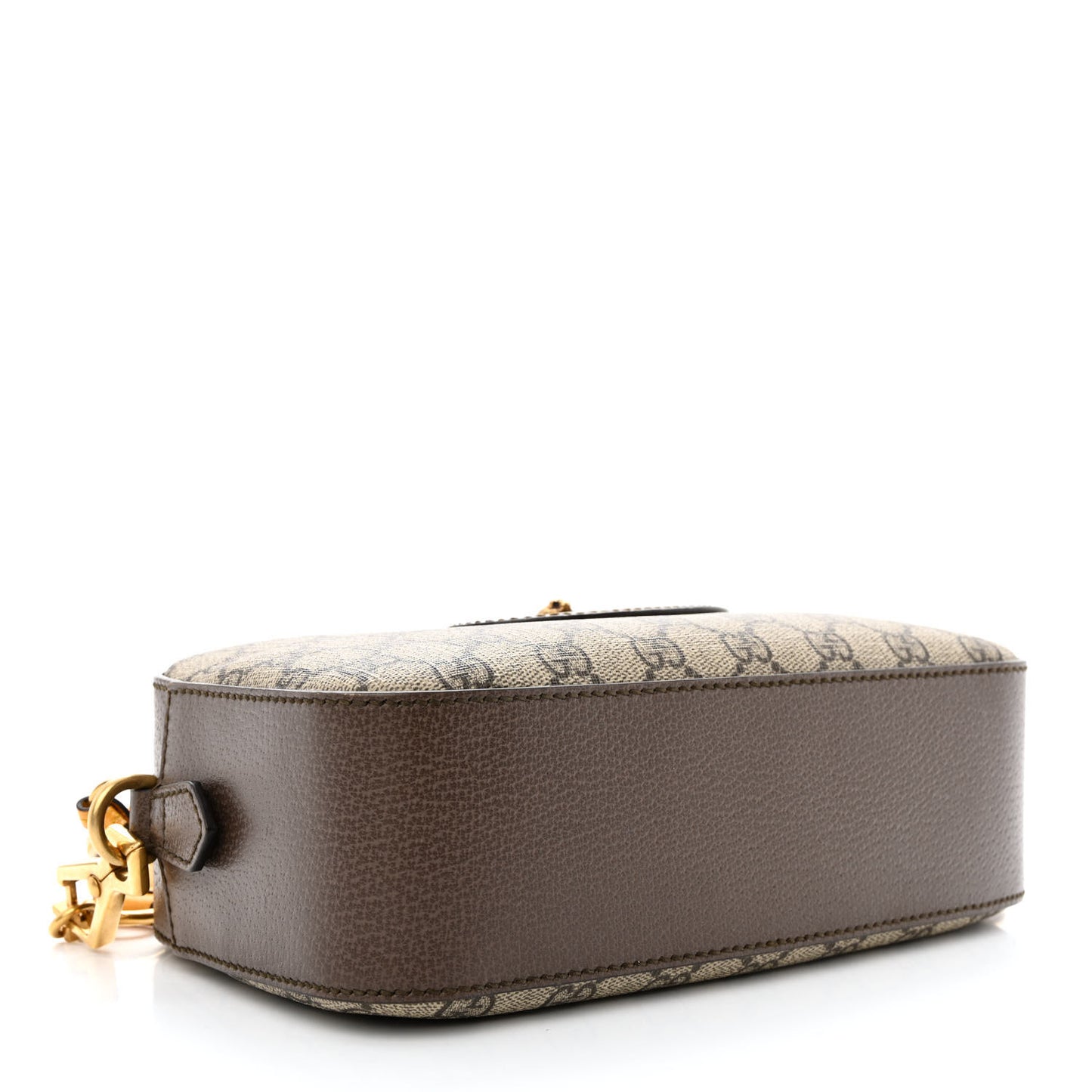 GG Supreme Monogram Web Neo Vintage Shoulder Bag Beige New Acero Crop