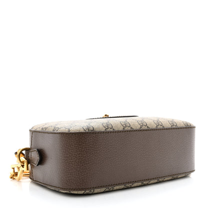 Gucci GG Supreme Monogram Web Neo Vintage Shoulder Bag Beige New Acero Crop 4 of 12