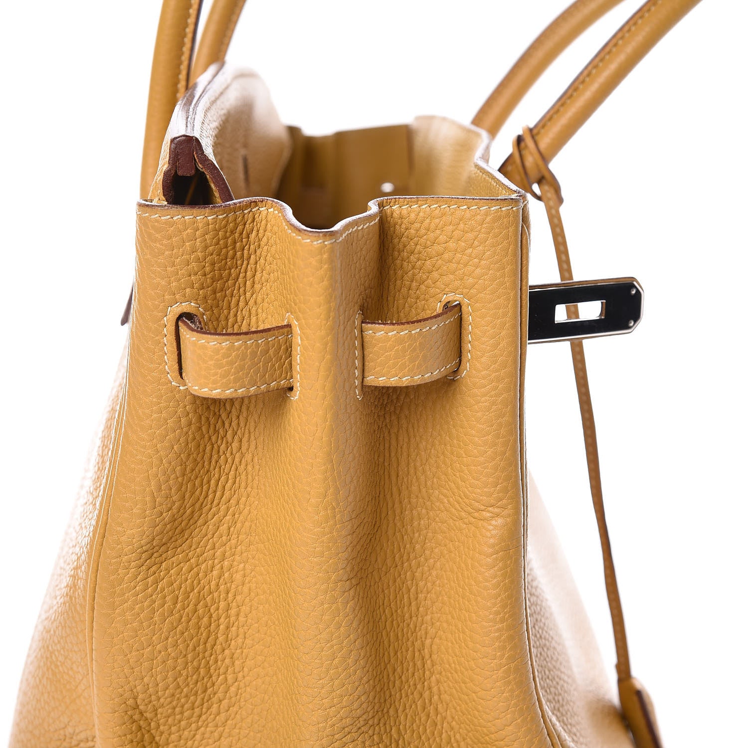 Hermes Taurillon Clemence Birkin 35 Curry 30 of 43