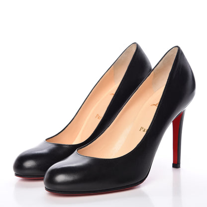 Christian Louboutin Kid Simple 100 Pumps 37 Black 3 of 15
