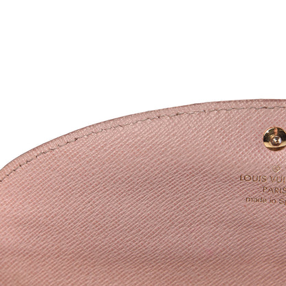 Louis Vuitton Damier Ebene Caissa Wallet Rose Ballerine 14 of 16