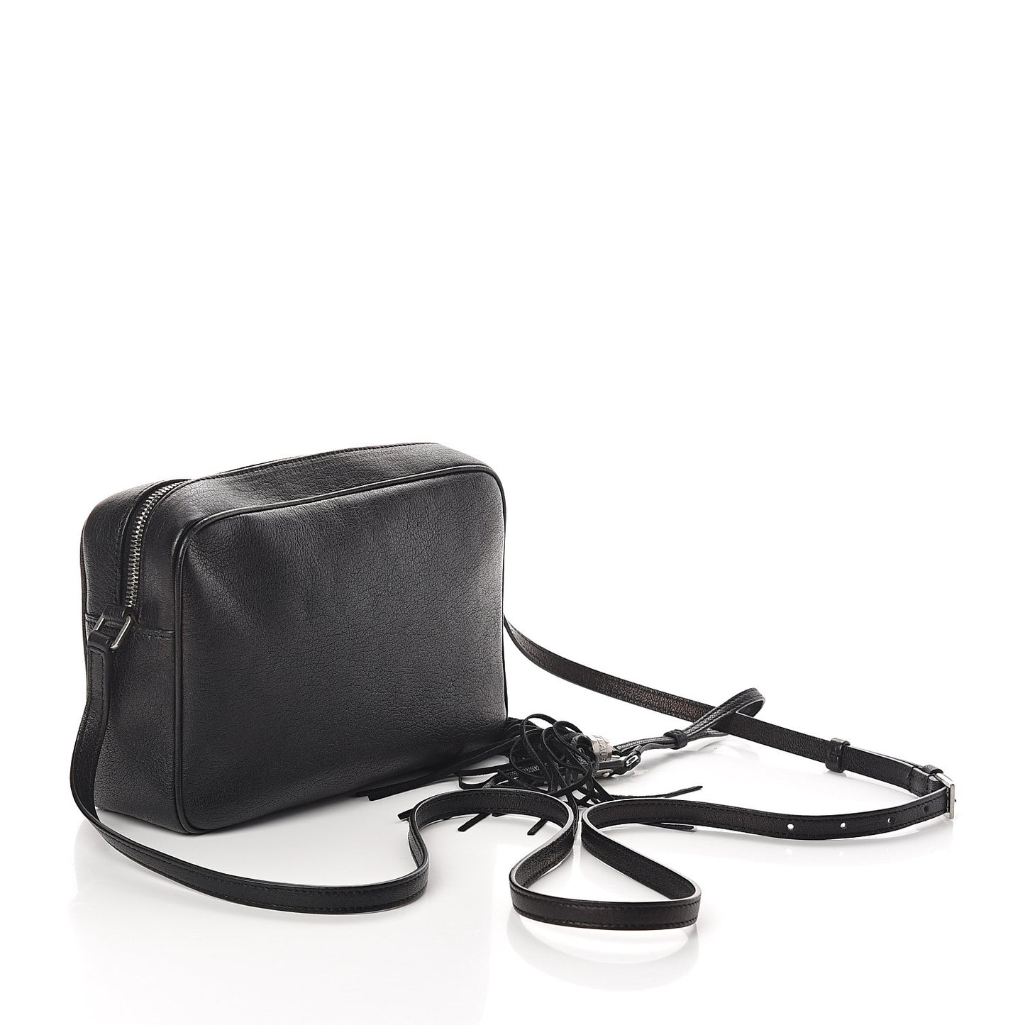 Lambskin Monogram Small Lou Camera Bag Black