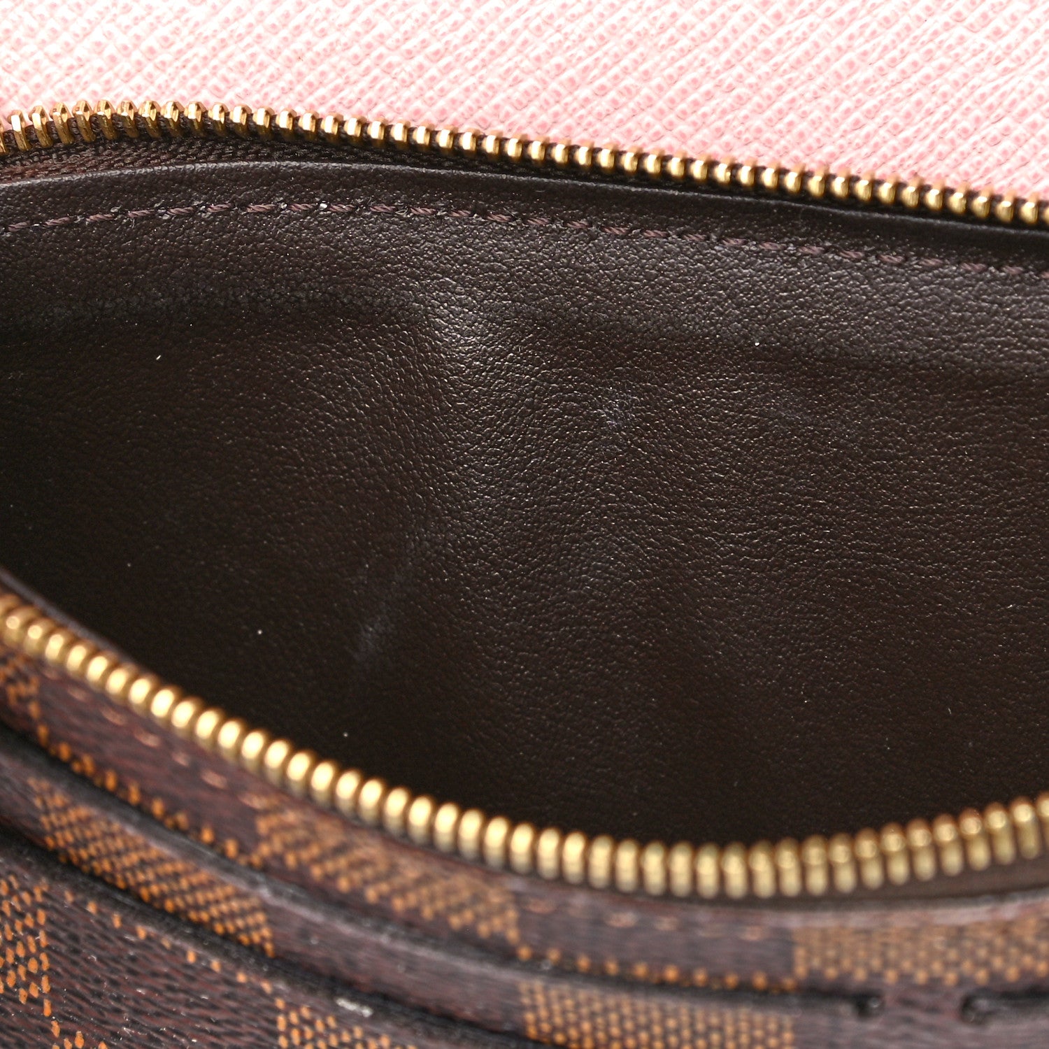 Louis Vuitton Damier Ebene Emilie Wallet Rose Ballerine 8 of 15