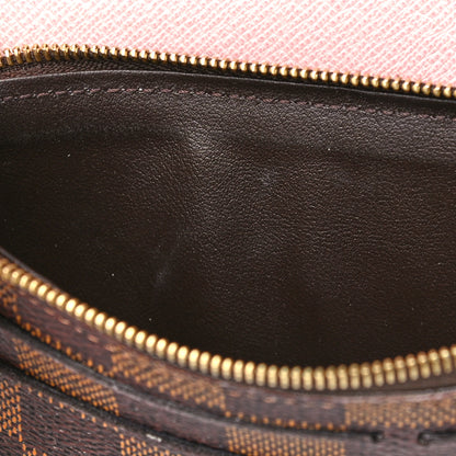 Louis Vuitton Damier Ebene Emilie Wallet Rose Ballerine 8 of 15