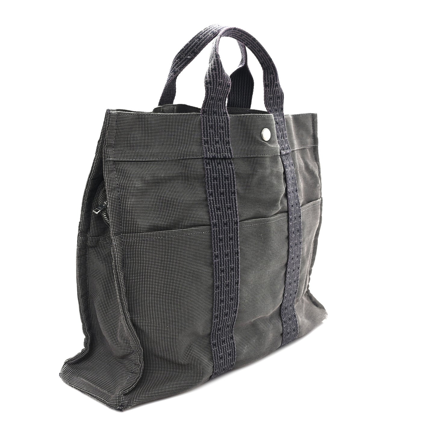Canvas Herline MM Tote Grey