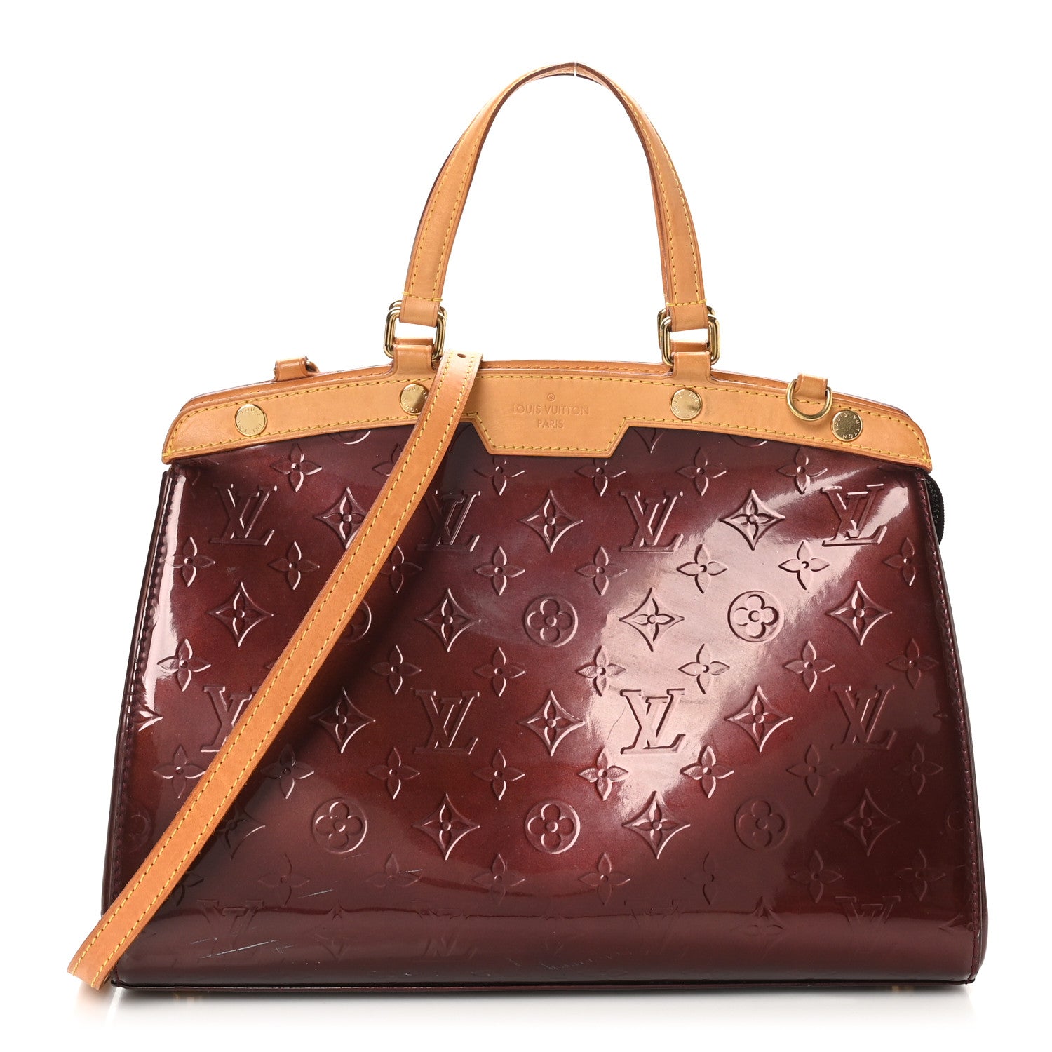 Louis Vuitton Vernis Brea MM Rouge Fauviste 1 of 9