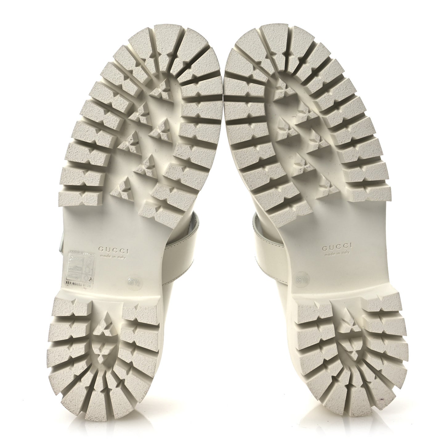 Cordovan Lux Womens Horsebit Platform Mary Jane Loafers 38.5 Off White