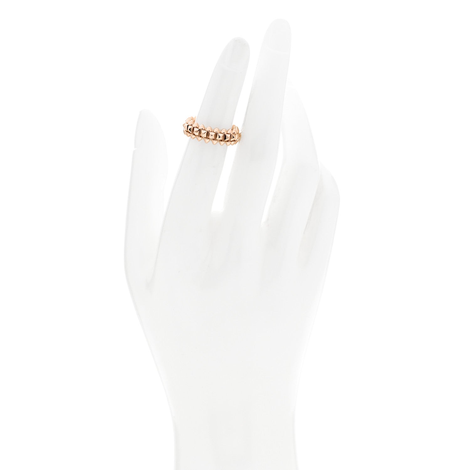 Cartier 18K Pink Gold SM Clash De Cartier Ring 47 4 2 of 5