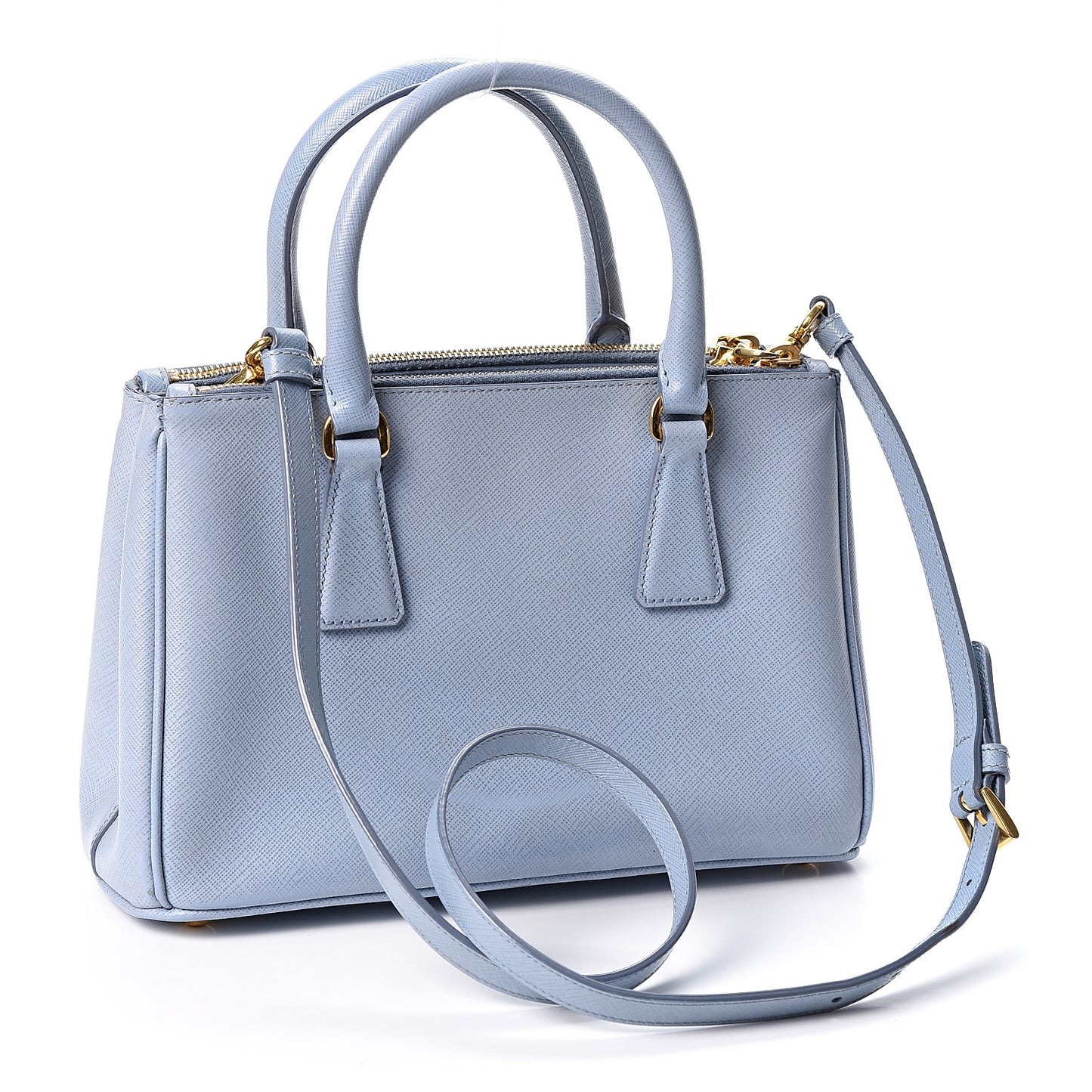 Saffiano Small Galleria Double Zip Tote Astrale