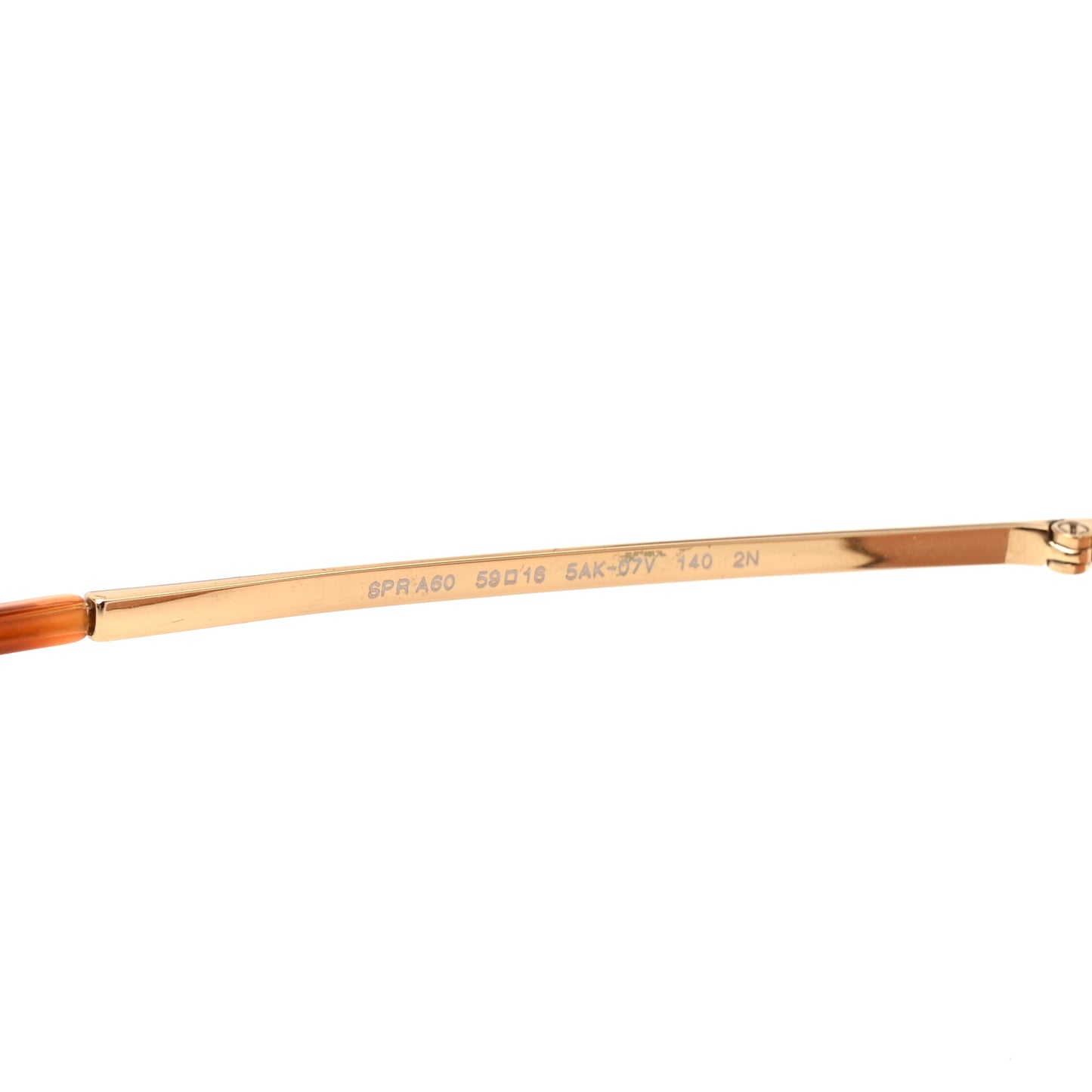 Metal Rectangular Sunglasses SPR A60 Gold