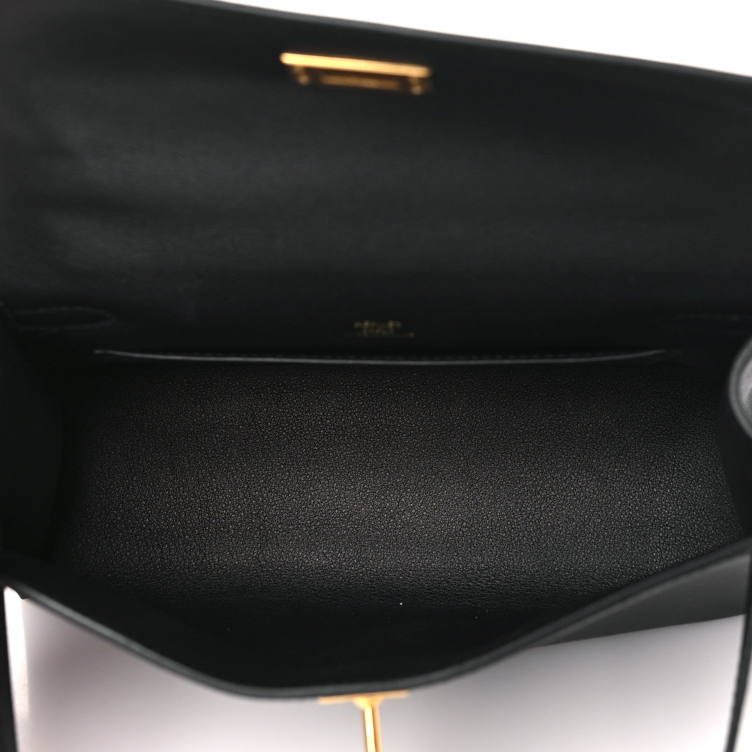 Hermes Swift Kelly Pochette Clutch Black 5 of 11