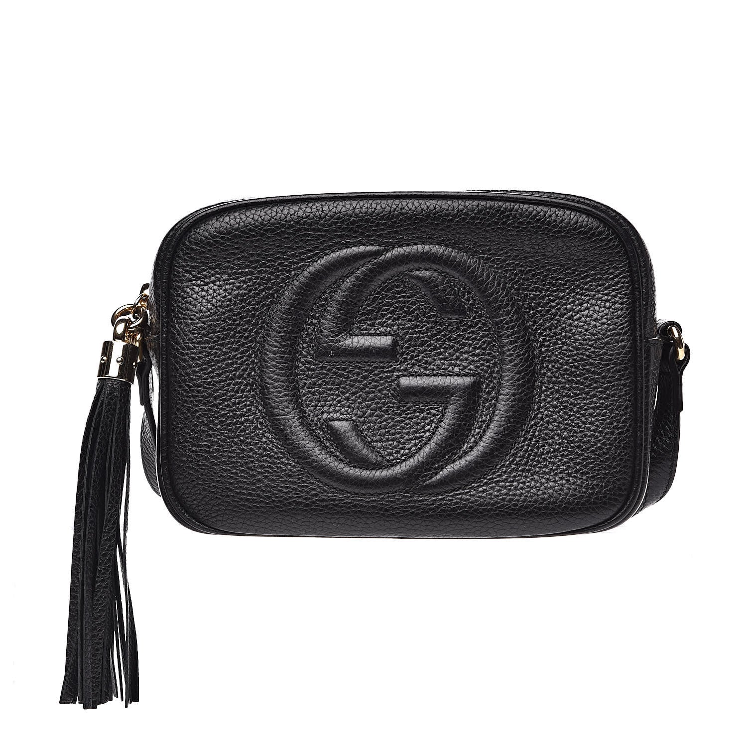 Gucci Pebbled Calfskin Small Soho Disco Bag Black 1 of 12