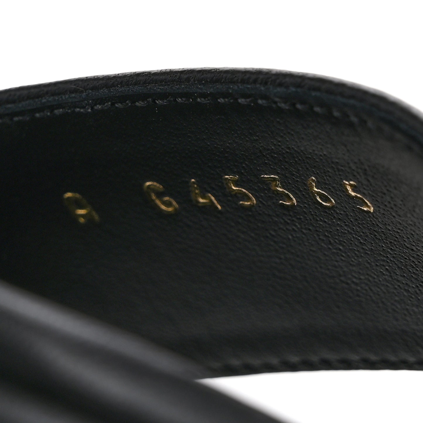 Lambskin Logo Platform Sandals 39 Black