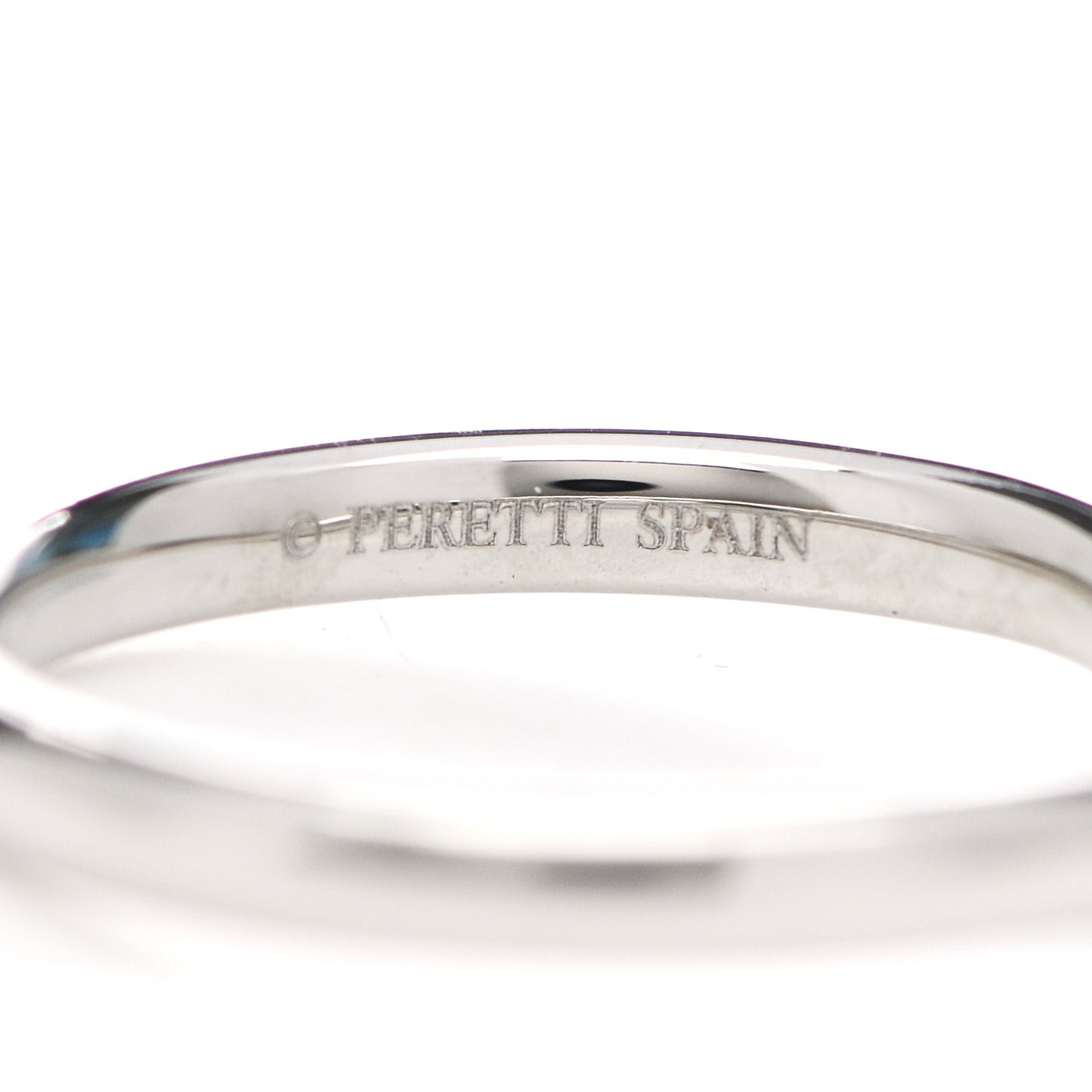 Platinum Diamond 2mm Elsa Peretti Band Ring 48 4.5