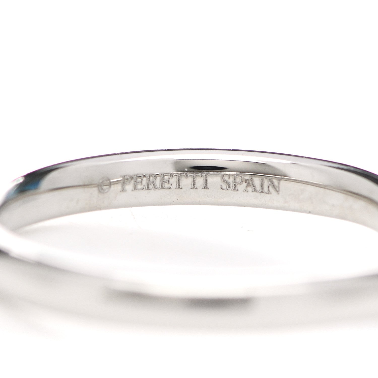 Tiffany Platinum Diamond 2mm Elsa Peretti Band Ring 48 4.5 5 of 5