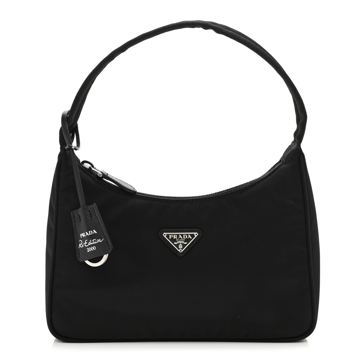 Prada Tessuto Nylon Mini Re-Edition 2000 Bag Black 1 of 9