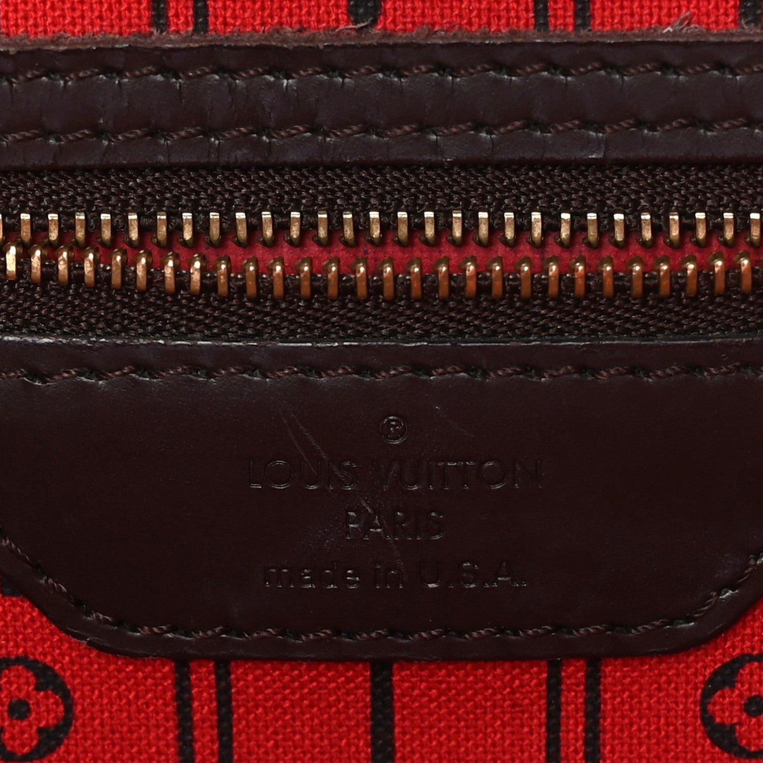 Louis Vuitton Damier Ebene Neverfull MM 6 of 9