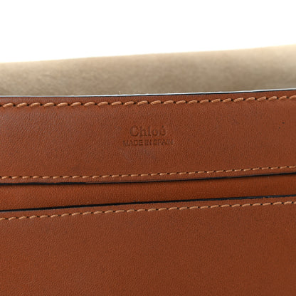 Chloe Calfskin Studded Mini Marcie Round Crossbody Bag Caramel 6 of 9