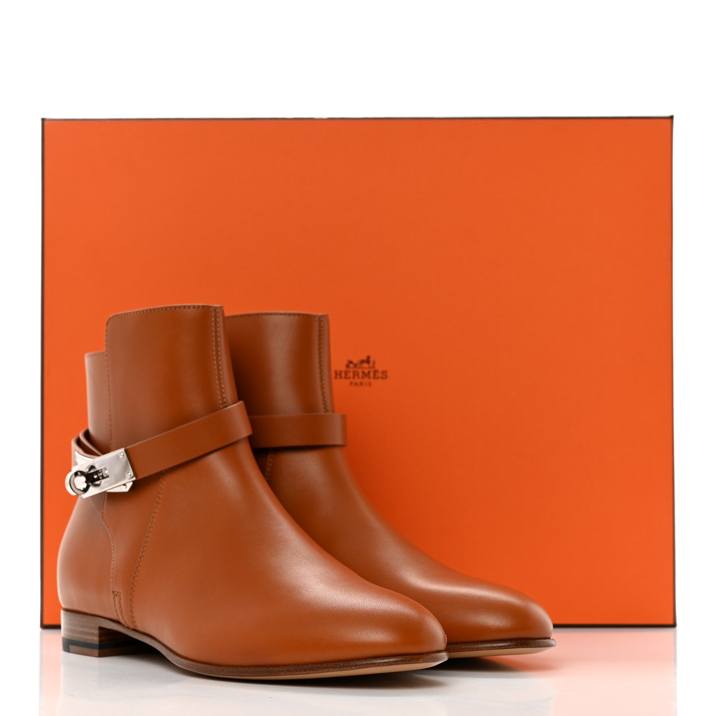 Calfskin Neo Low Boots 37.5 Natural